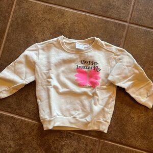 Toddler butterfly sweatshirt
